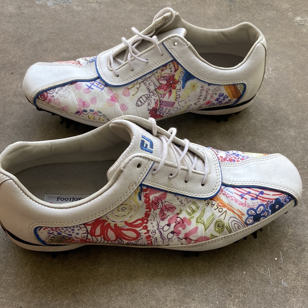 FootJoy LoPro Collection Golf Shoes Graffiti Spike 97054 Size 8.5M SL